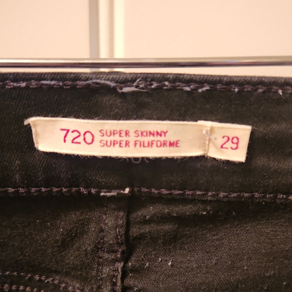 Levi's 720 Super Skinny Jeans - Black